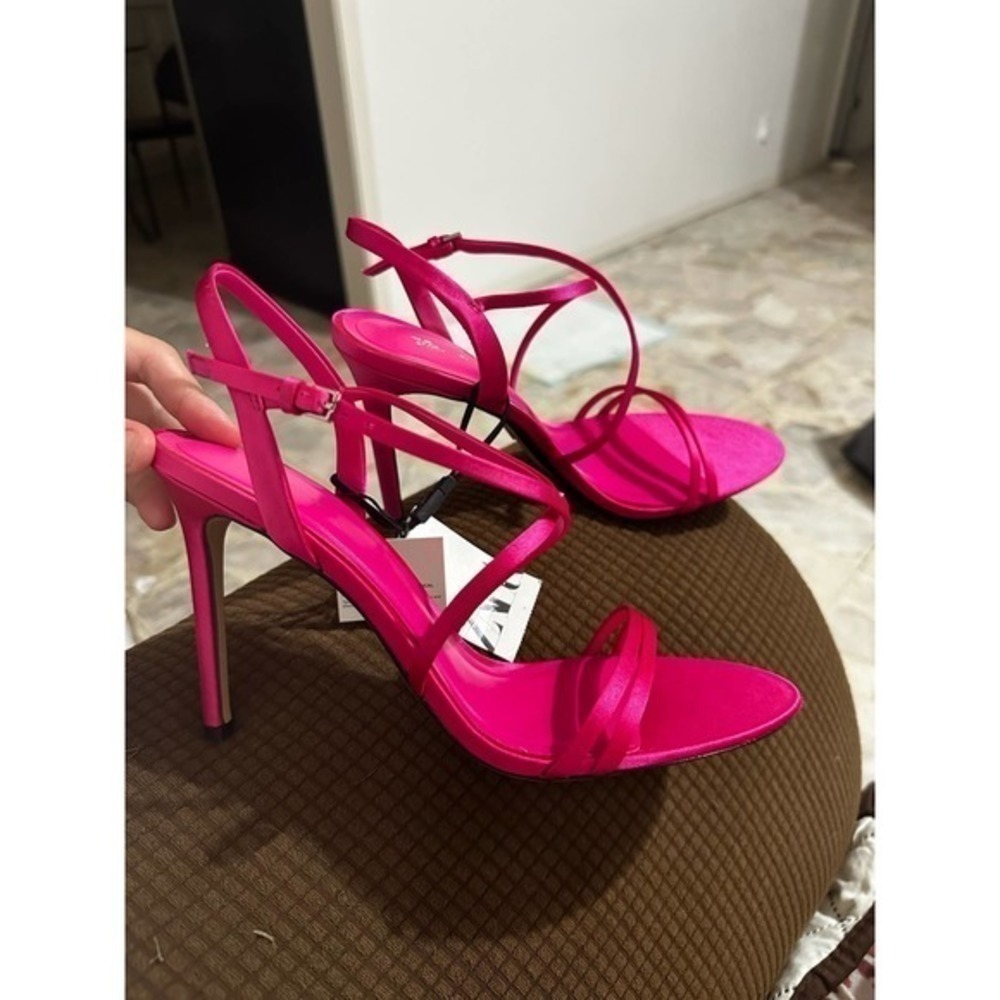 Zara strappy high heel sandals 1312/210 - Picture 5 of 14